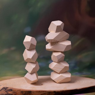 Balance Stones (Tumi-ishi) - Natural Wooden Educational Toys