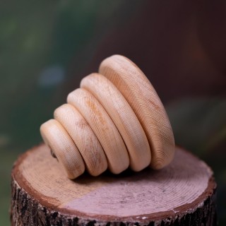 Circle Tower (Montessori) - Natural Wooden Educational Blocks
