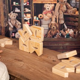 Wooden Tooth Balancing Game (Montessori) / Natural Educational Wooden Toy