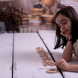 Natural Wooden Number Set  (0-9) - "Beech"