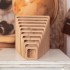 Natural Pyramid Counting  Plates (Montessori)