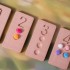 Wooden Pompon Number Tables (Montessori - 100% Natural) - Educational Toy