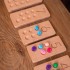 Wooden Pompon Number Tables (Montessori - 100% Natural) - Educational Toy