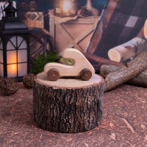 Hatchback Car - Natural Wooden