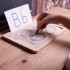 Wooden Sand Board (Montessori -% 100 Natural) -Educational Toy