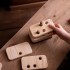 Wooden Cloudy with Holes (1-6 Numbers) - Natural Wooden Educational Toy