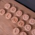 Wooden Round Letter Set - Natural Wooden All Letters - Educational Toy