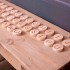 Wooden Round Letter Set - Natural Wooden All Letters - Educational Toy
