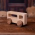 Geometric Wooden Toy Cars