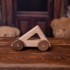Geometric Wooden Toy Cars