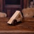 Geometric Wooden Toy Cars