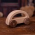 Geometric Wooden Toy Cars