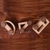 Geometric Wooden Toy Cars