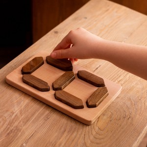 Wooden Digital Numbers - Natural  Educational Toy